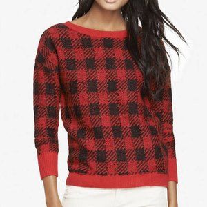 Express Plaid Sweater